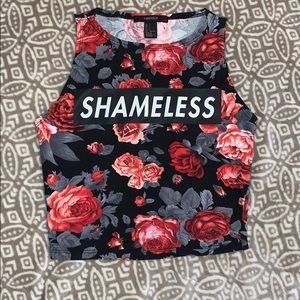 Floral Print Crop Top